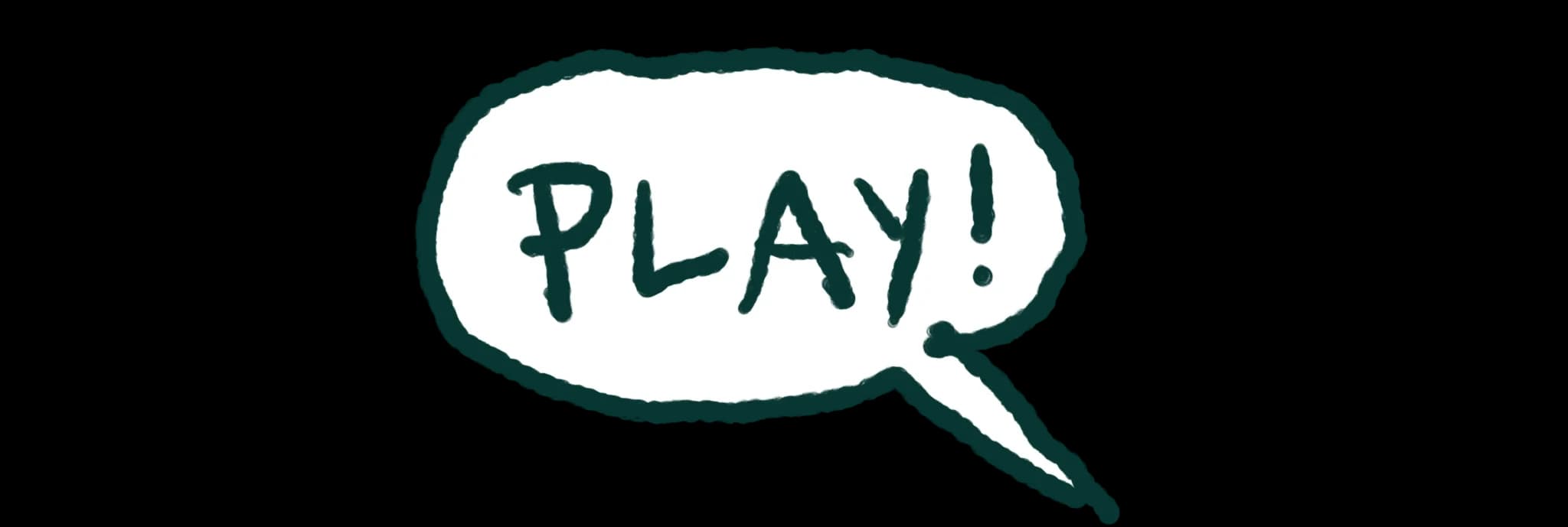 Play FOLK — speech balloon calling you to play